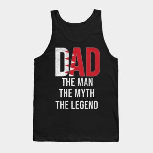 Bahraini Dad The Man The Myth The Legend - Gift for Bahraini Dad With Roots From Bahraini Tank Top